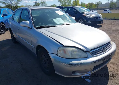 1999 Honda Civic Ex from USA, damaged, VIN 1HGEJ8647XL024334